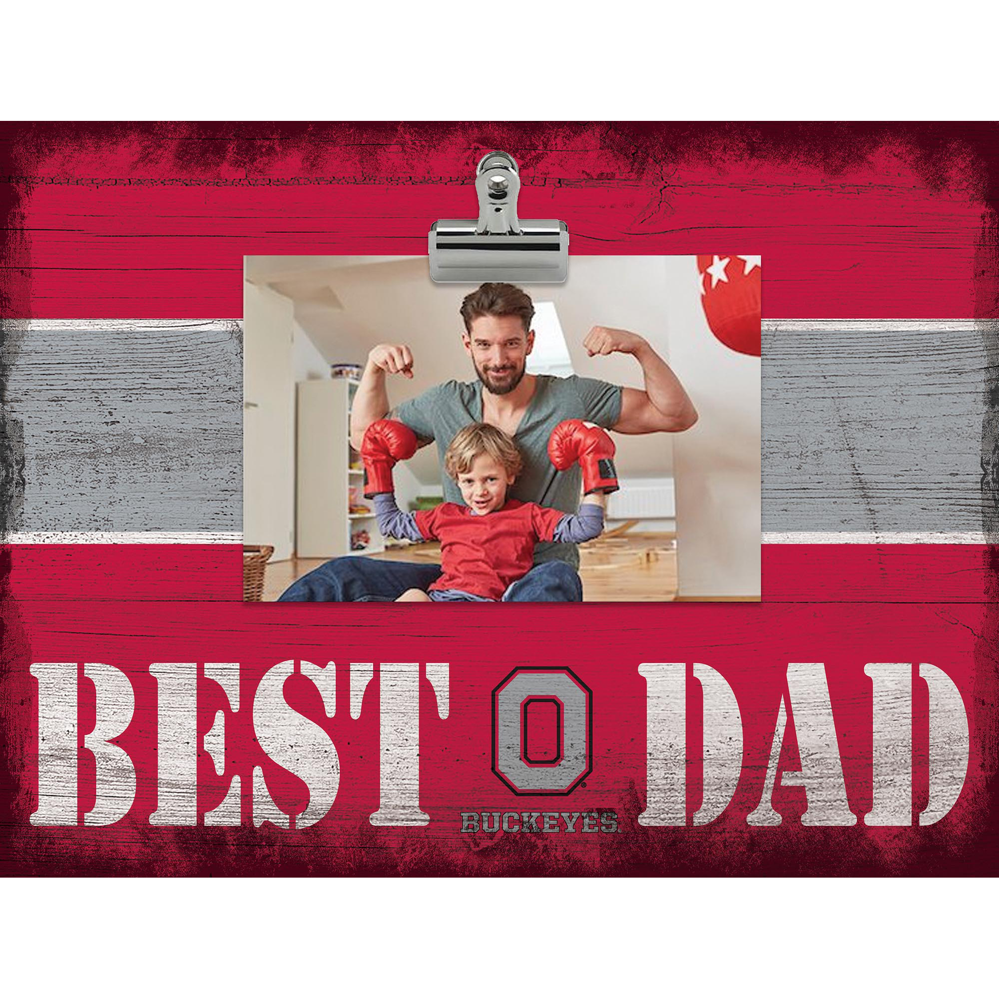 Ohio State Buckeyes 10'' x 10'' Best Dad Clip Frame