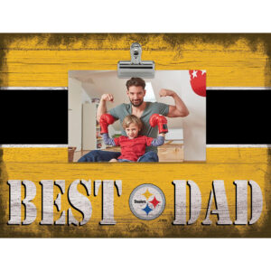 Pittsburgh Steelers 10'' x 10'' Best Dad Clip Frame