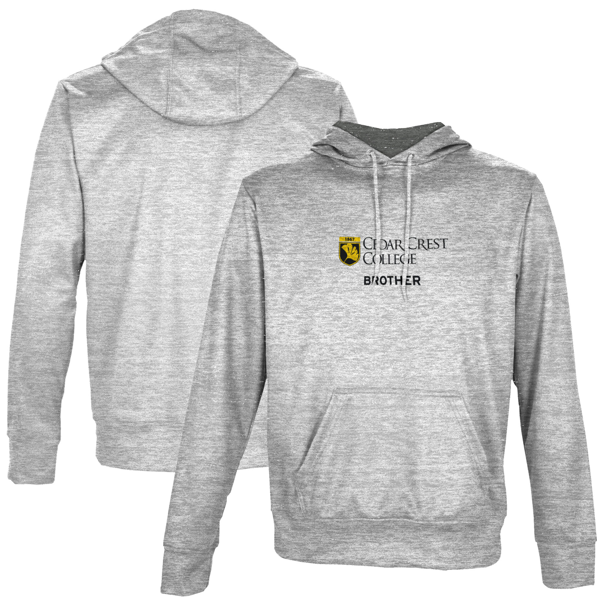 Youth ProSphere Gray Cedar Crest Falcons Brother Pullover Hoodie - Image 2