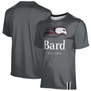 Men's ProSphere Black Bard College Raptors Skiing Logo Stripe T-Shirt