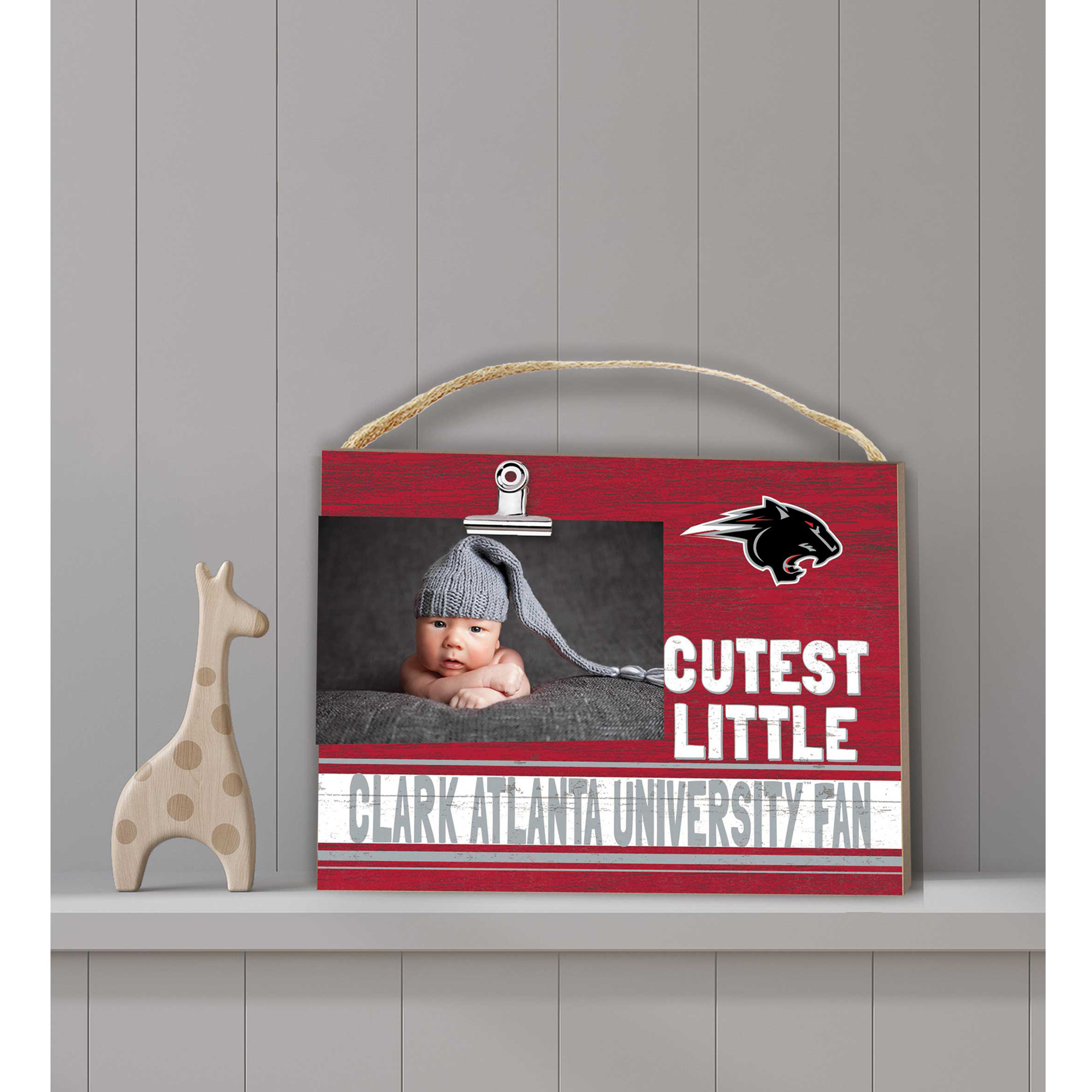 Clark Atlanta University Panthers 8'' x 10'' Cutest Little Team Logo Clip Photo Frame - Image 5