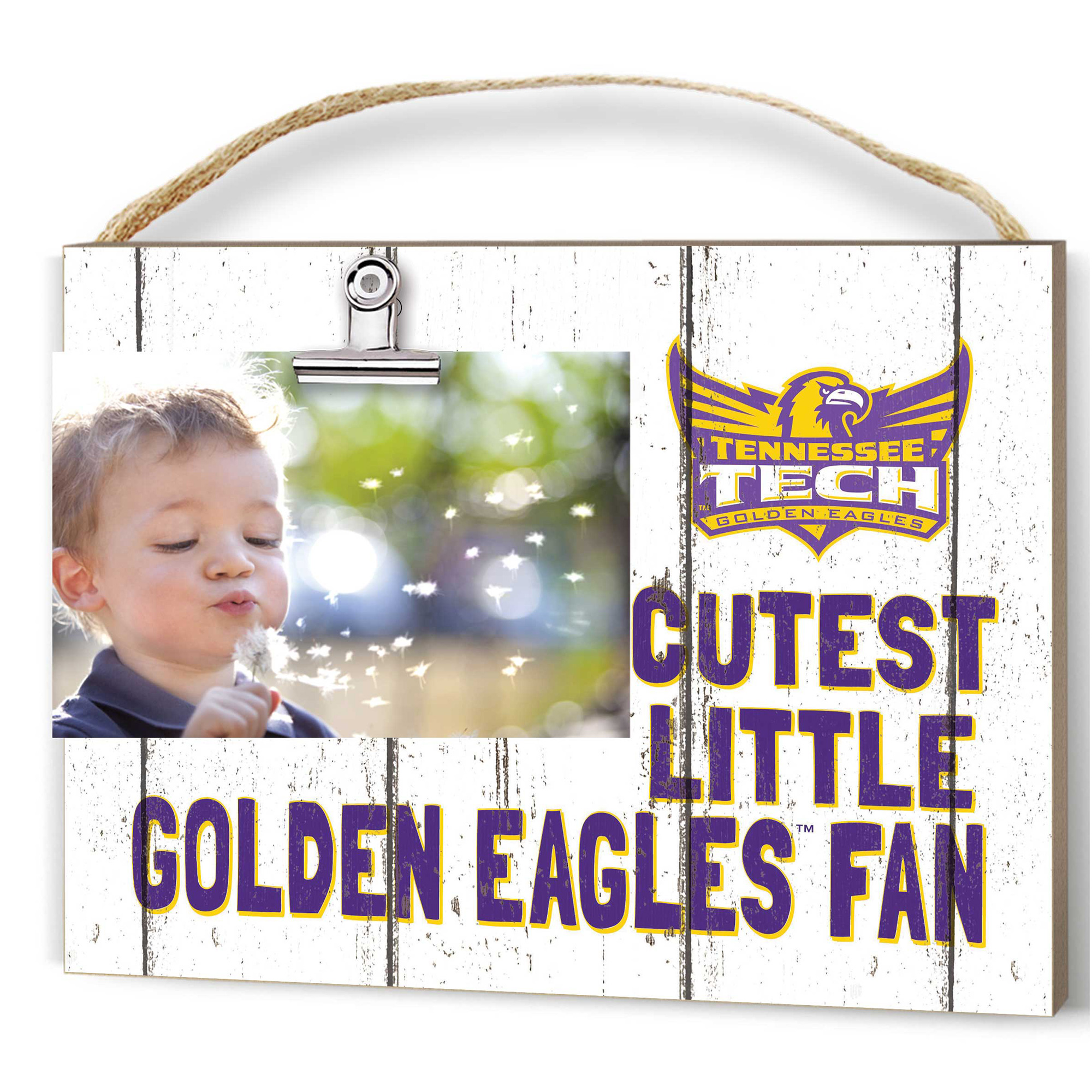 Tennessee Tech Golden Eagles 8'' x 10'' Cutest Little Weathered Logo Clip Photo Frame - Image 2