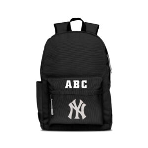 MOJO Black New York Yankees Personalized Campus Laptop Backpack