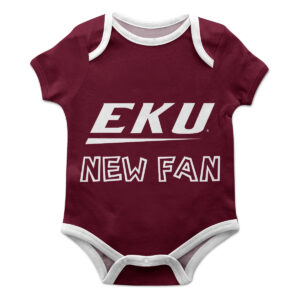 Infant Maroon Eastern Kentucky Colonels New Fan Bodysuit