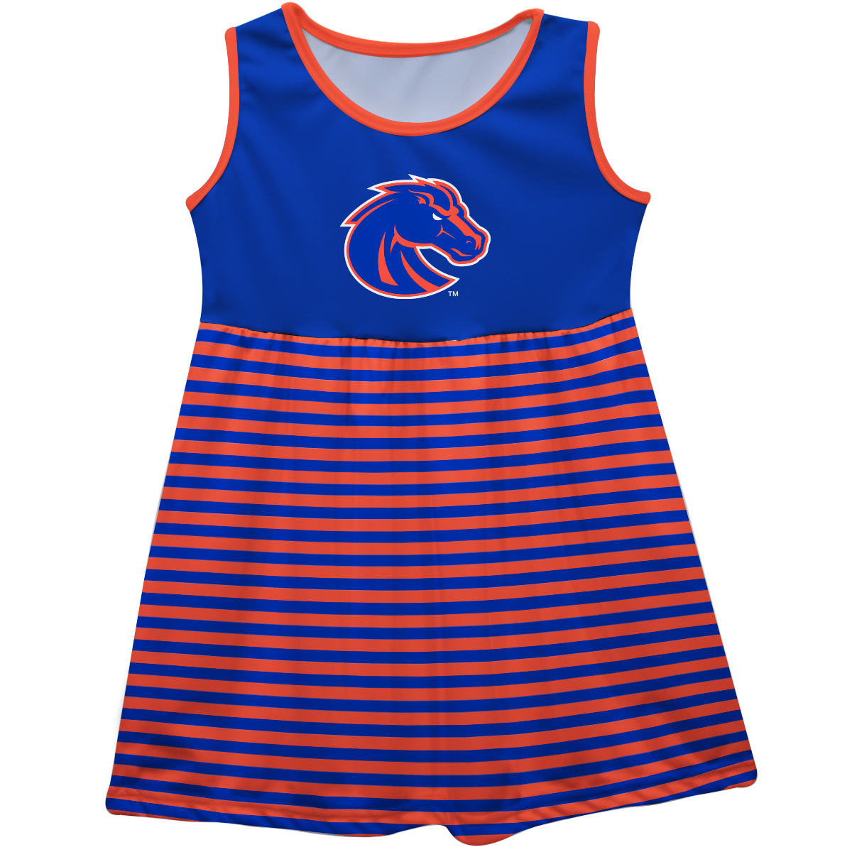 Girls Infant Blue Boise State Broncos Tank Top Dress