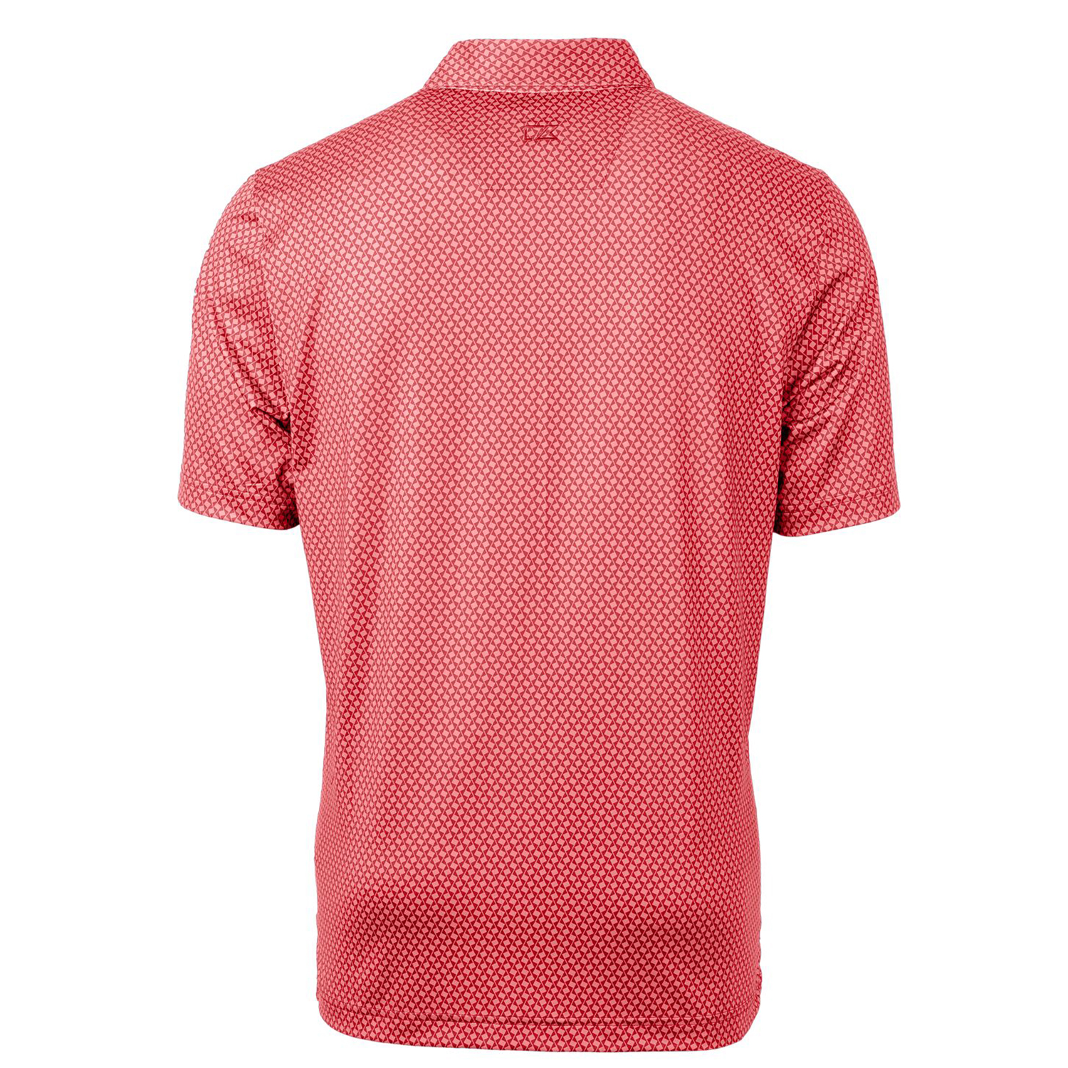Men's Cutter & Buck Red Wisconsin Badgers Pike Banner Print Polo - Image 4