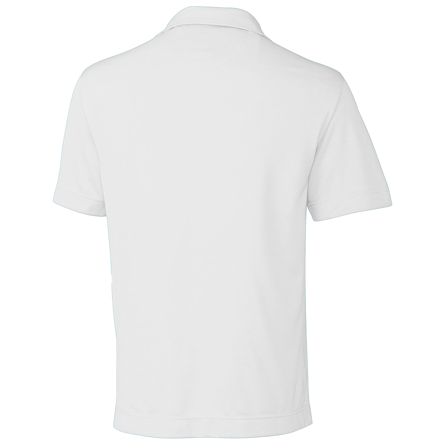 Men's Cutter & Buck White Kansas Jayhawks DryTec Genre Textured Solid Polo - Image 7