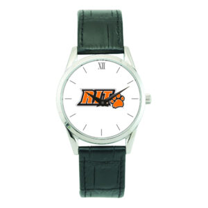 Unisex Silver Rochester Institute of Technology Tigers Stainless Steel Wristwatch