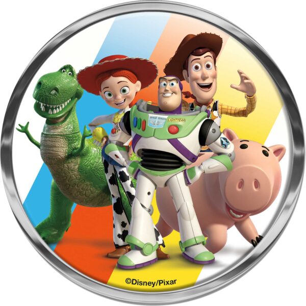 WinCraft Toy Story Round Chrome Auto Emblem