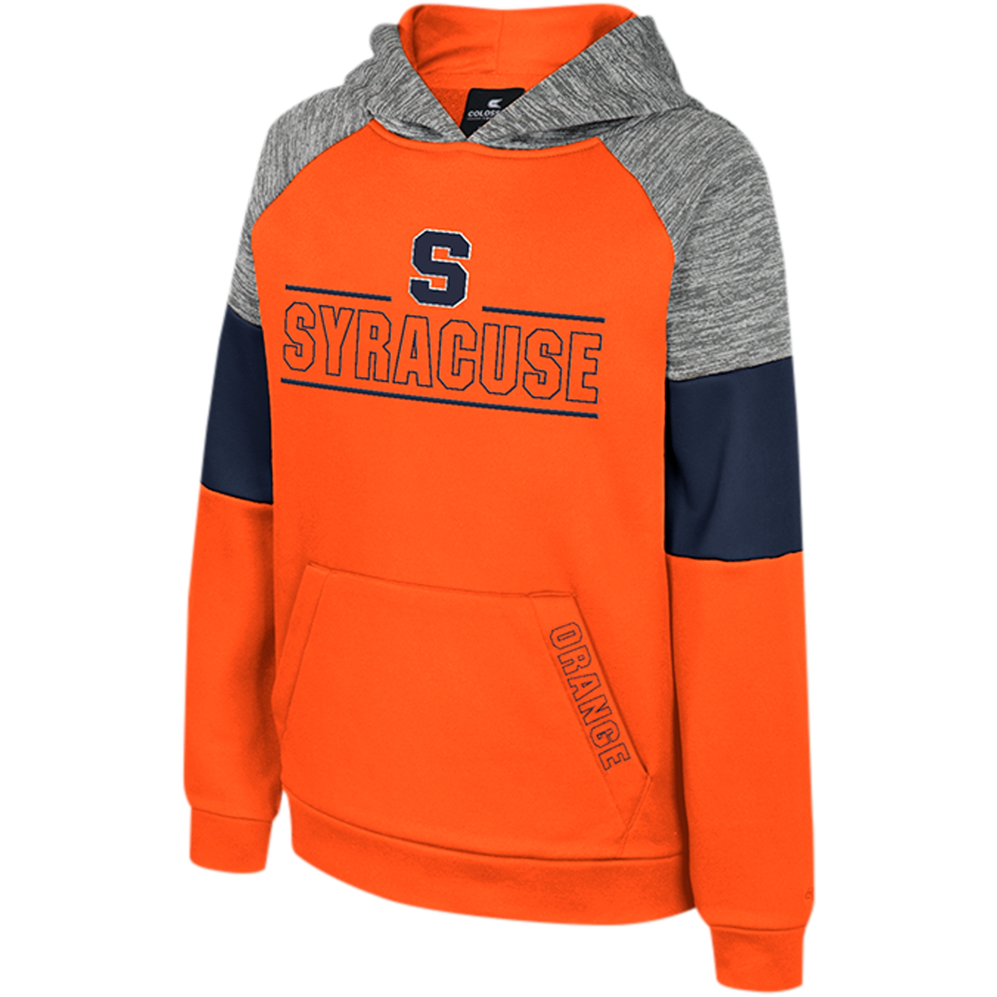 Youth Colosseum Orange Syracuse Orange Live Hardcore Raglan Pullover Hoodie - Image 6