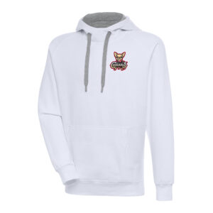 Men's Antigua  White El Paso Chihuahuas Victory Pullover Hoodie