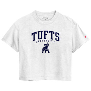 Women's League Collegiate Wear  White Tufts University Jumbos Intramural Tri-Blend T-Shirt