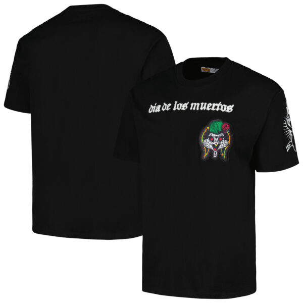 Unisex Freeze Max Black Looney Tunes Lola Bunny Día De Los Muertos T-Shirt