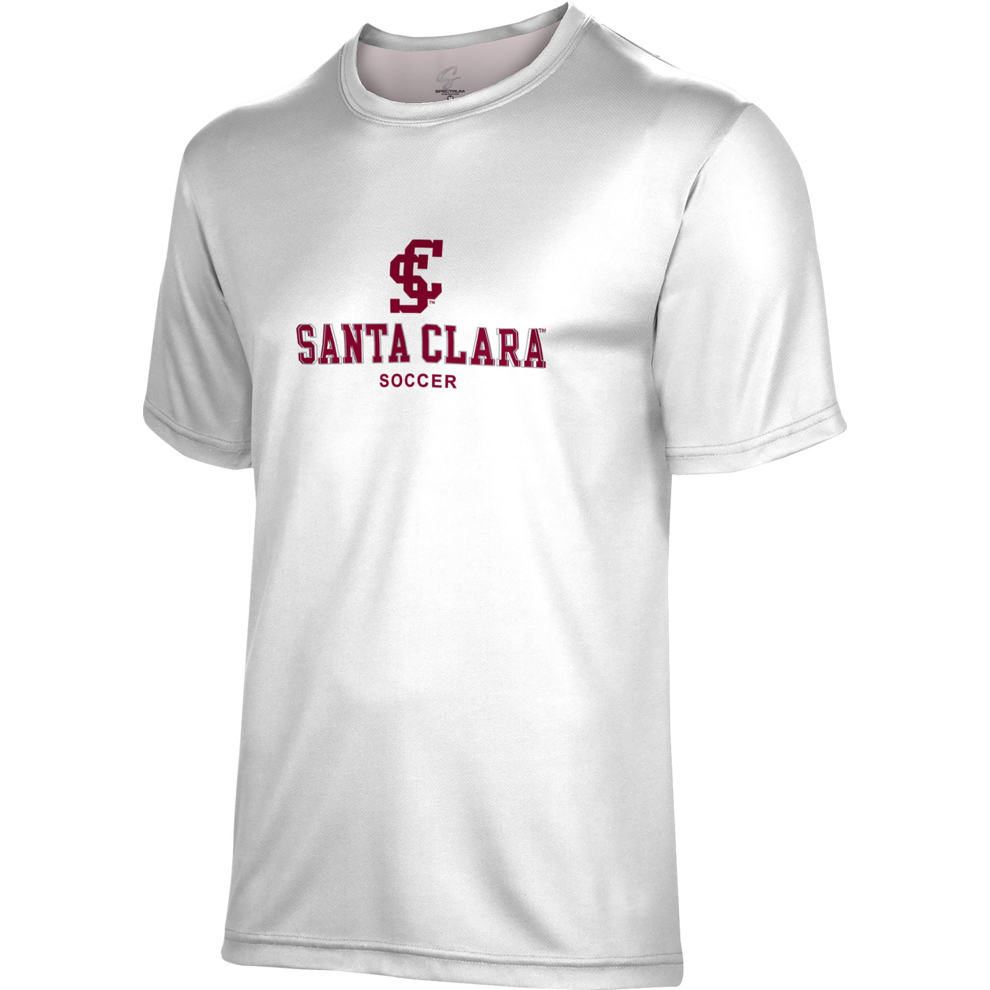Men's ProSphere White Santa Clara Broncos Soccer Name Drop T-Shirt - Image 3