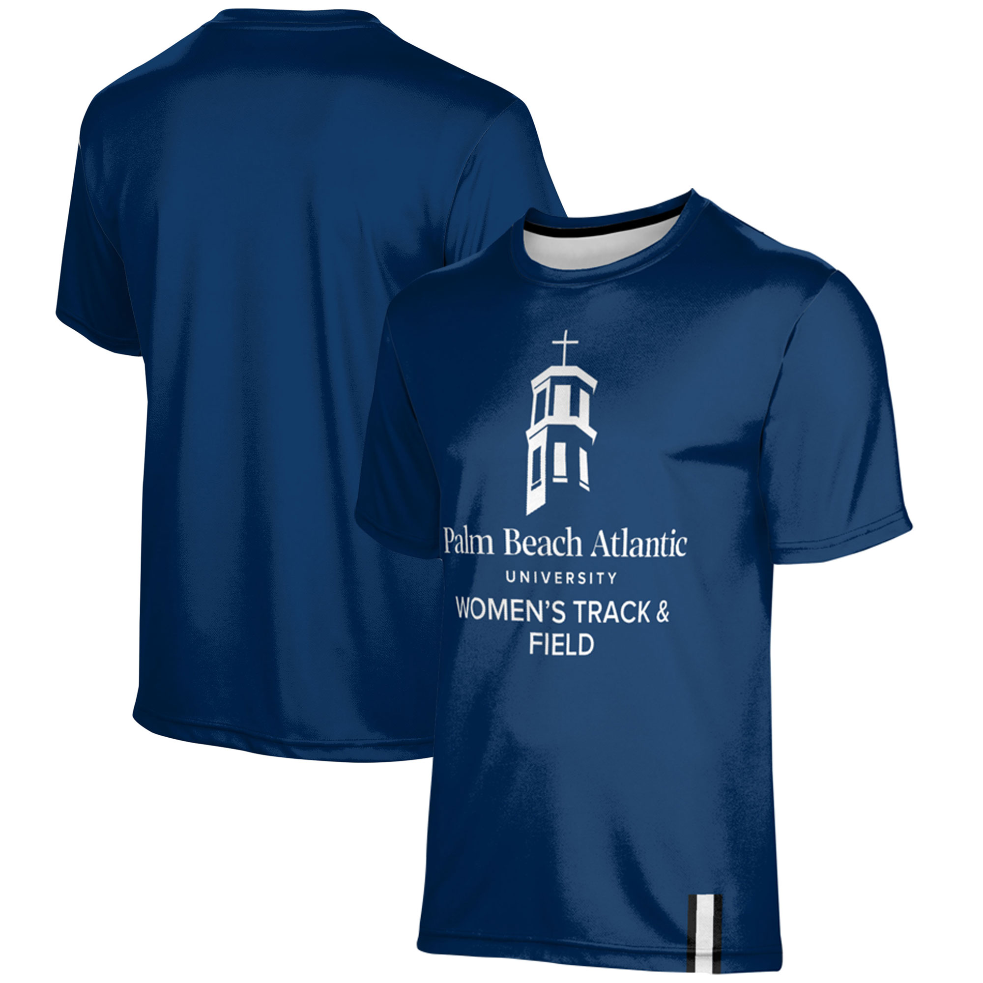 Men's ProSphere Navy Palm Beach Atlantic Sailfish Women's Track & Field T-Shirt - Image 5