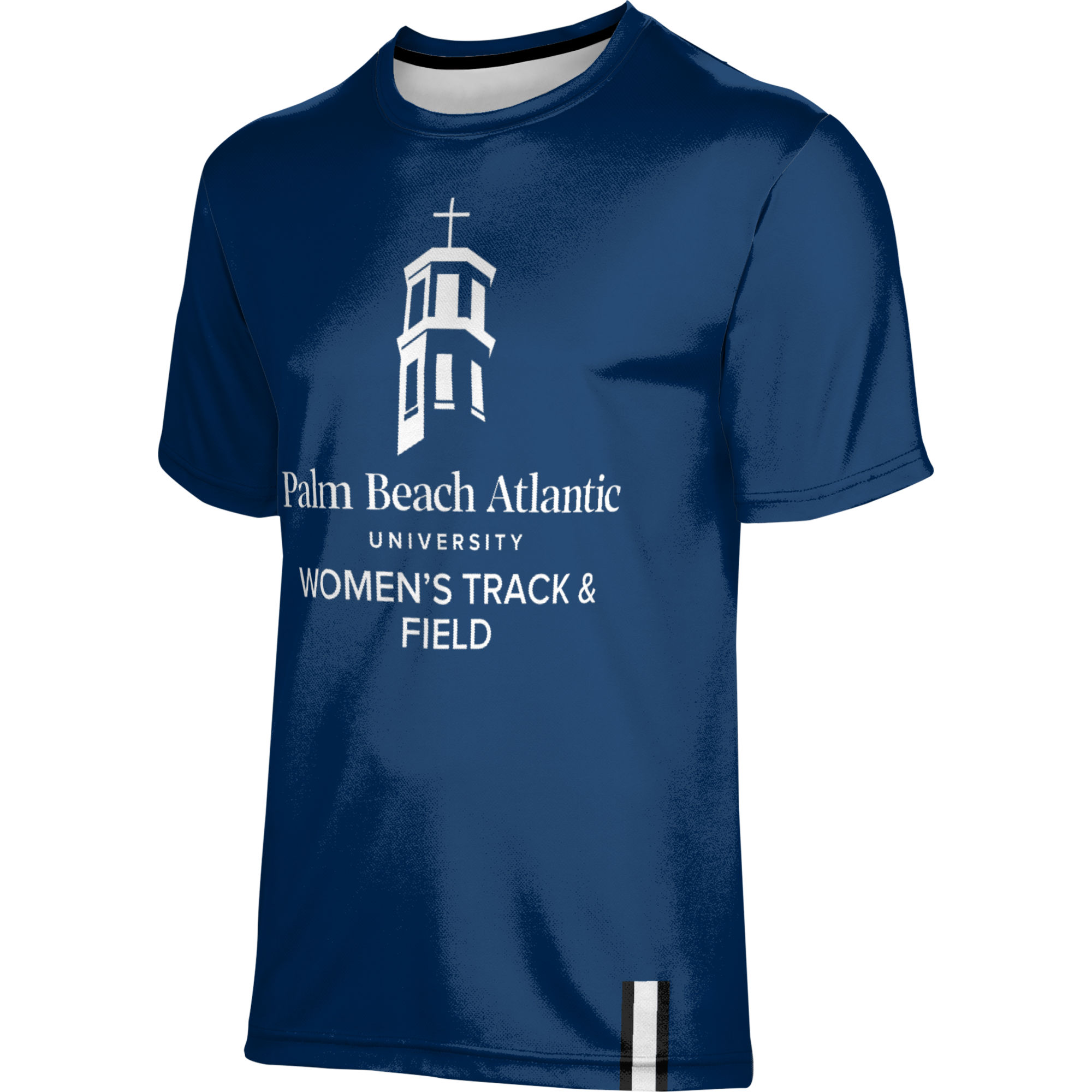 Men's ProSphere Navy Palm Beach Atlantic Sailfish Women's Track & Field T-Shirt - Image 3