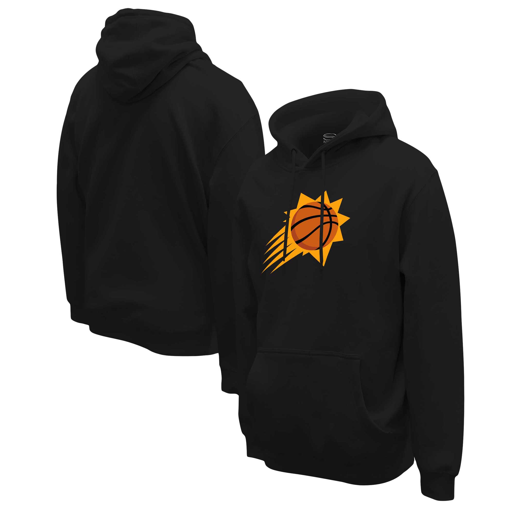 Unisex Stadium Essentials Black Phoenix Suns Primary Logo Pullover Hoodie - Image 2