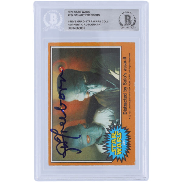 Stuart Freeborn Autographed 1977 Topps Star Wars #284 BAS Authenticated Card - Image 5