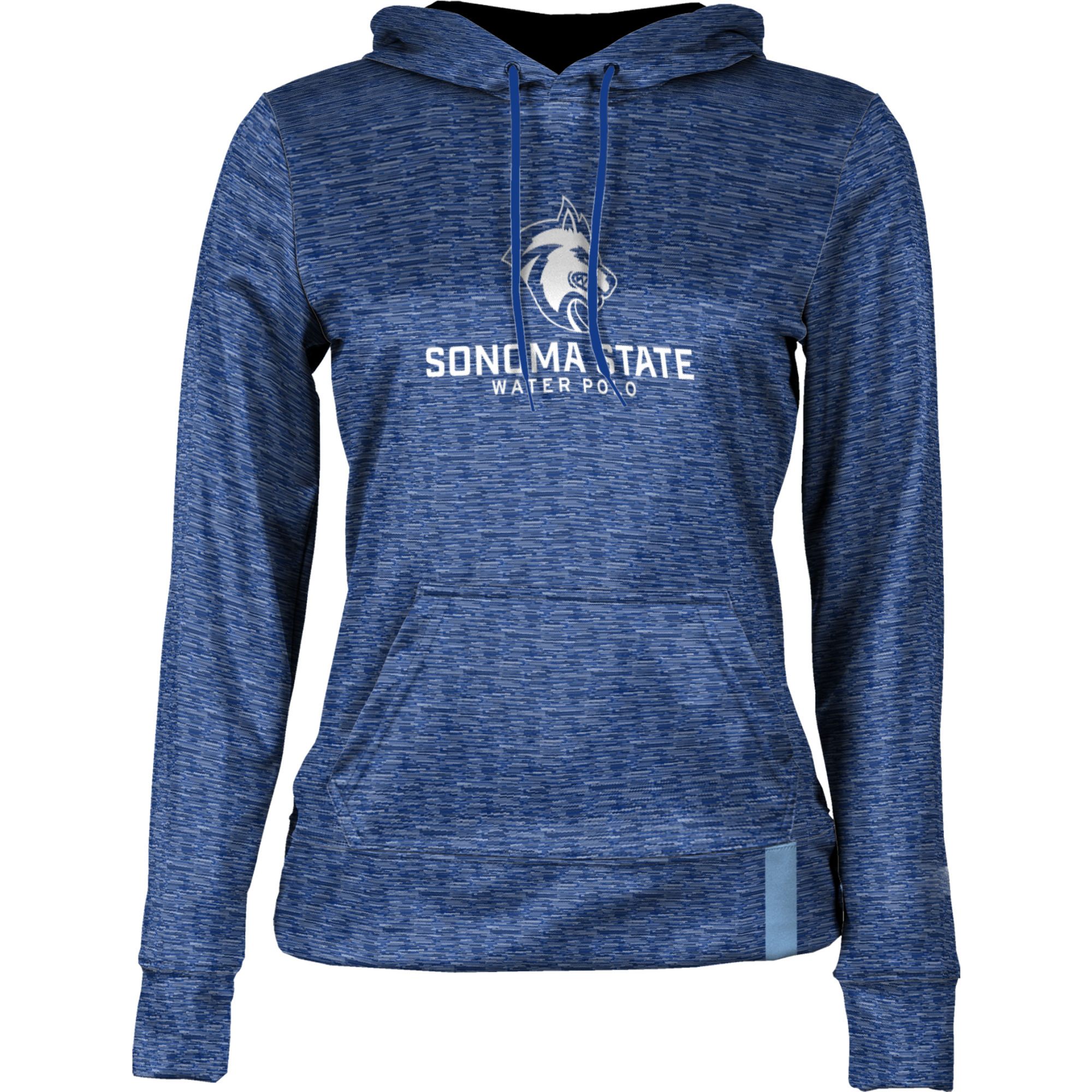 Women's ProSphere Blue Sonoma State Seawolves Water Polo Pullover Hoodie - Image 6