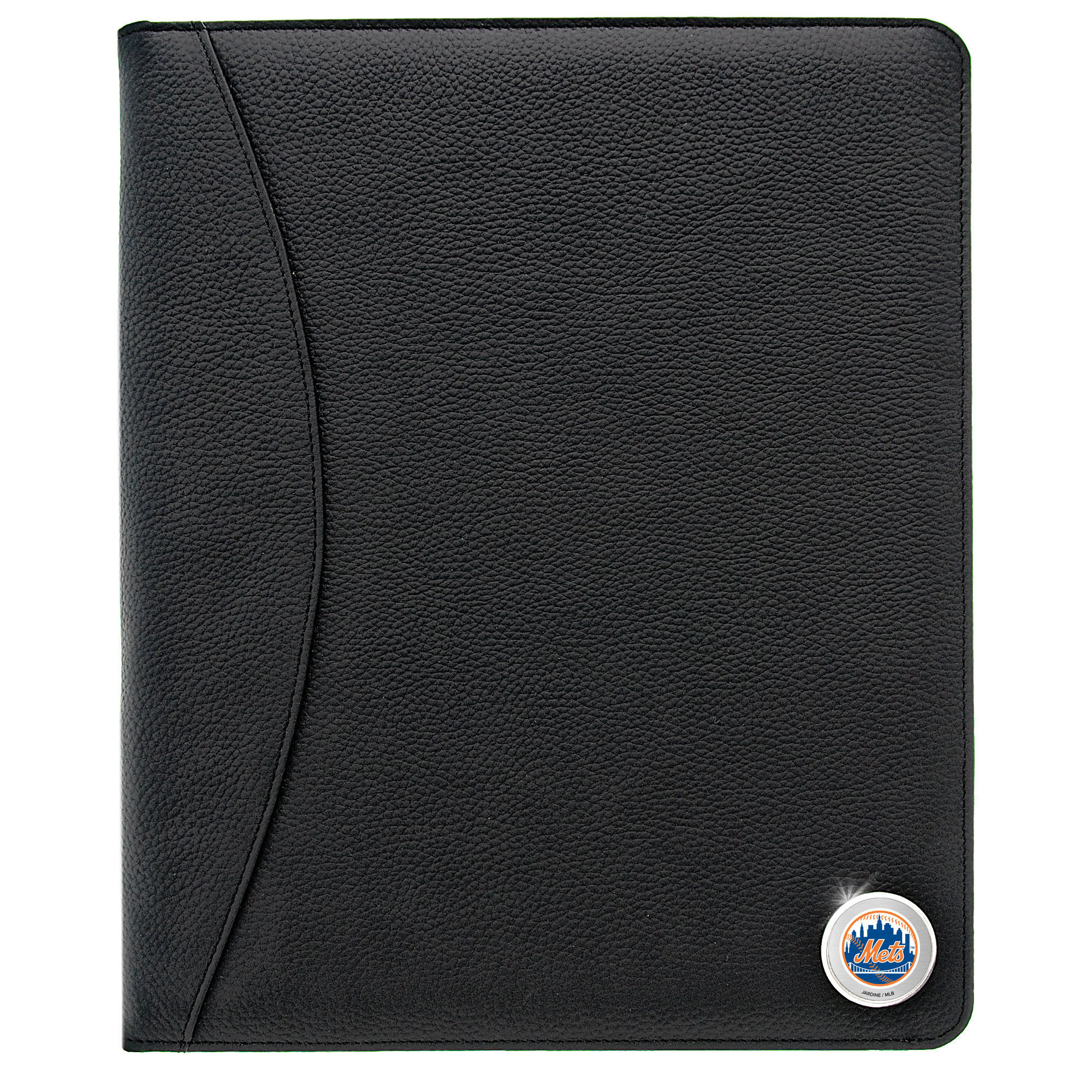 New York Mets Zippered Leather Portfolio