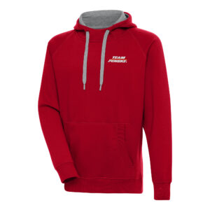 Men's Antigua Red Team Penske Victory Pullover Hoodie