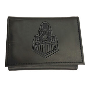 Black Purdue Boilermakers Hybrid Tri-Fold Wallet