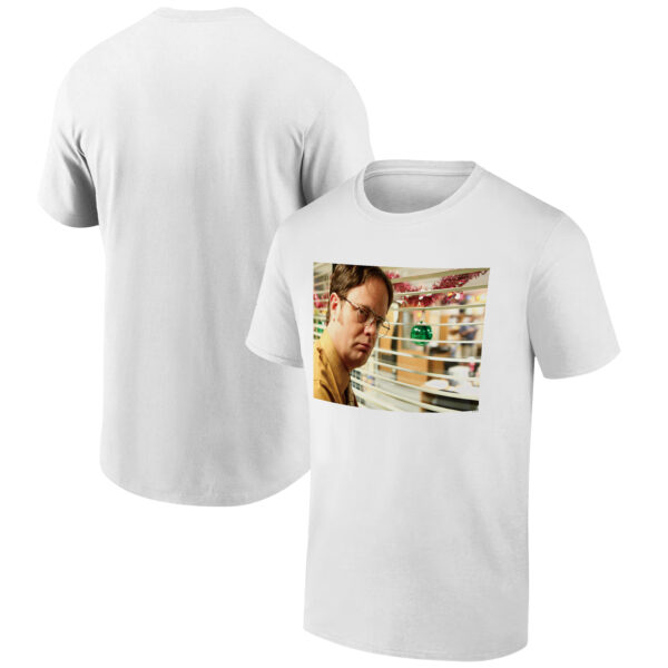 Men's Ripple Junction White The Office The Dwight Look Holiday Graphic T-Shirt