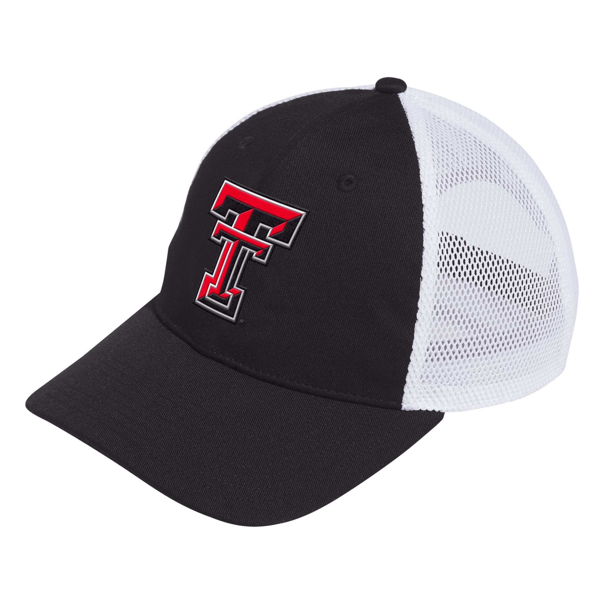 Men's adidas Black Texas Tech Red Raiders Mascot Slouch Trucker Adjustable Hat - Image 2