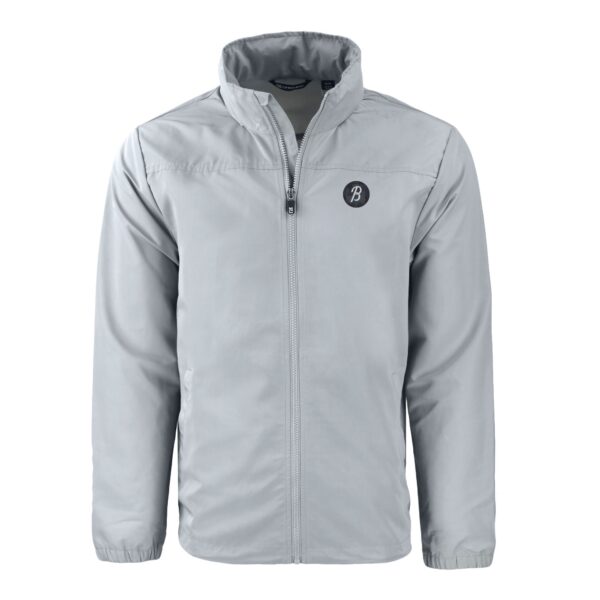 Women's Antigua  Heather Gray LWO Victory Raglan Pullover Hoodie - Image 6