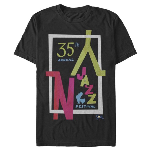 Men's Mad Engine Black Soul NY Jazz Festival Graphic T-Shirt