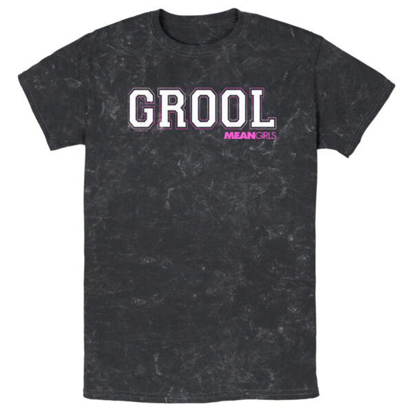 Men's Mad Engine Black Mean Girls GROOL Graphic T-Shirt