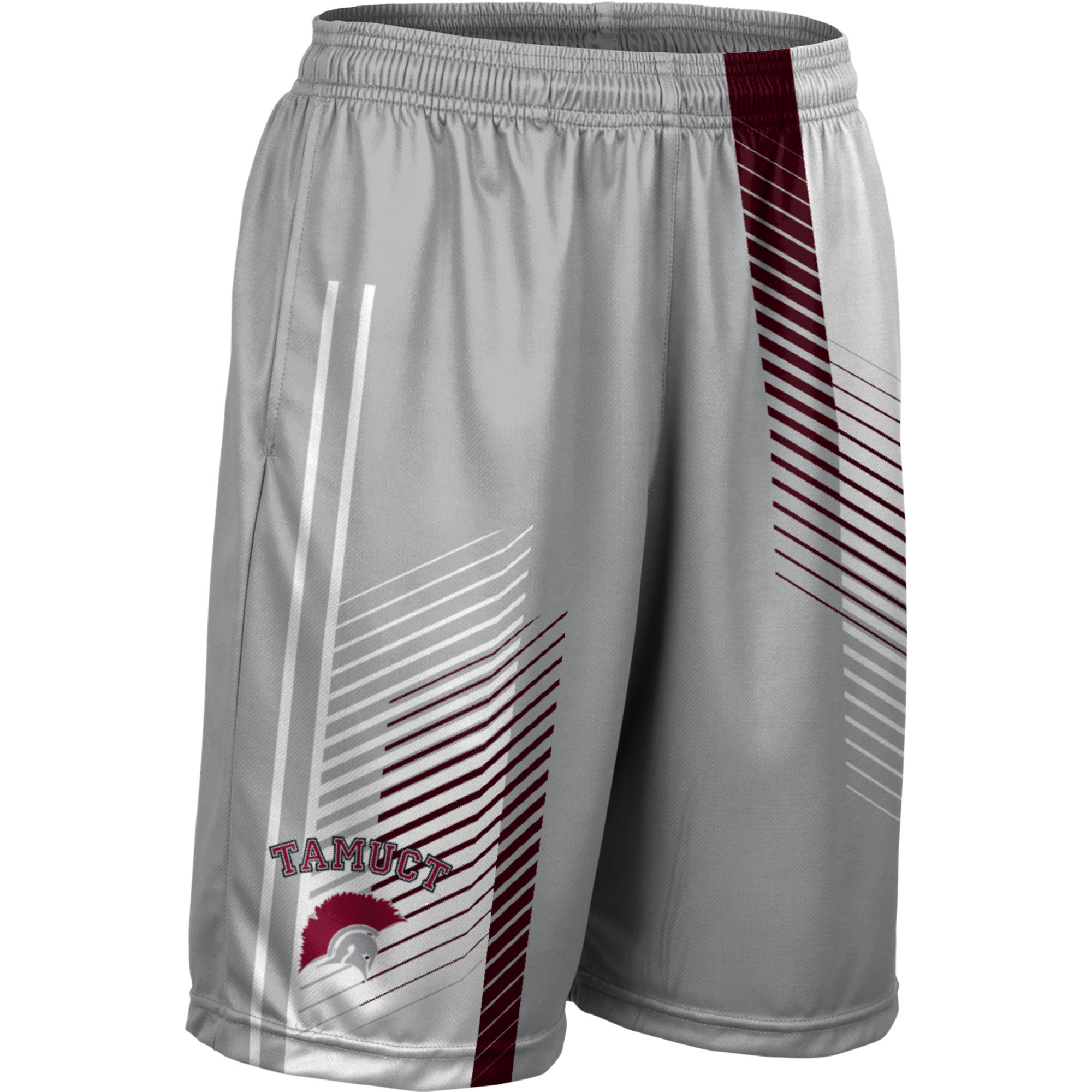 Men's ProSphere Gray Texas A&M Central Texas Warriors Hustle Pocketed Shorts - Image 3