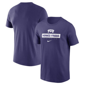 Men's Nike Purple TCU Horned Frogs 2024 Sideline Performance T-Shirt