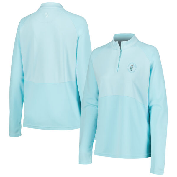 Women's 2024 U.S. Open FootJoy Aqua Mid-Layer Raglan Quarter-Zip Jacket