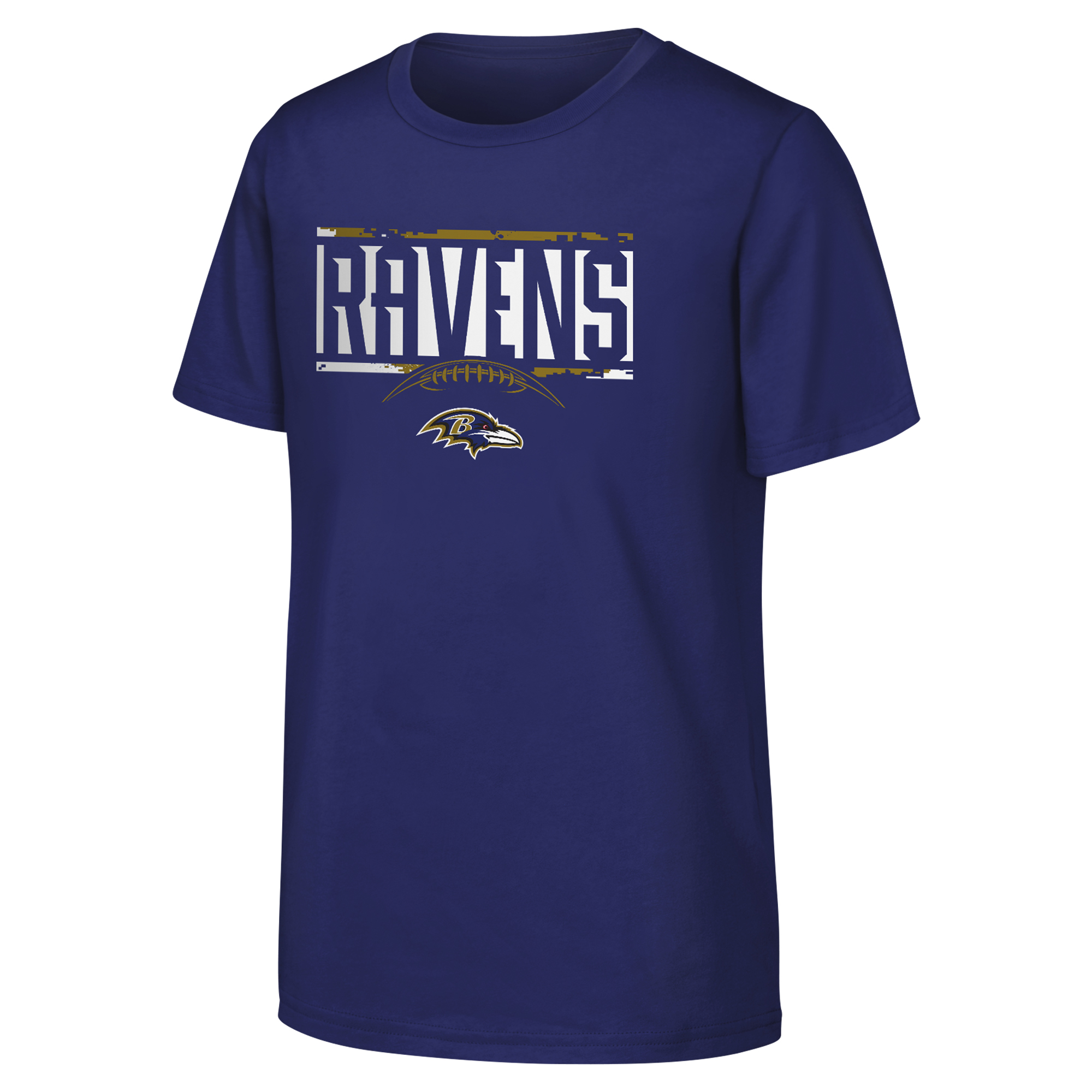Youth Outerstuff Purple Baltimore Ravens The Blitz Cotton T-Shirt - Image 6