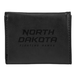 Black North Dakota Trifold Wallet