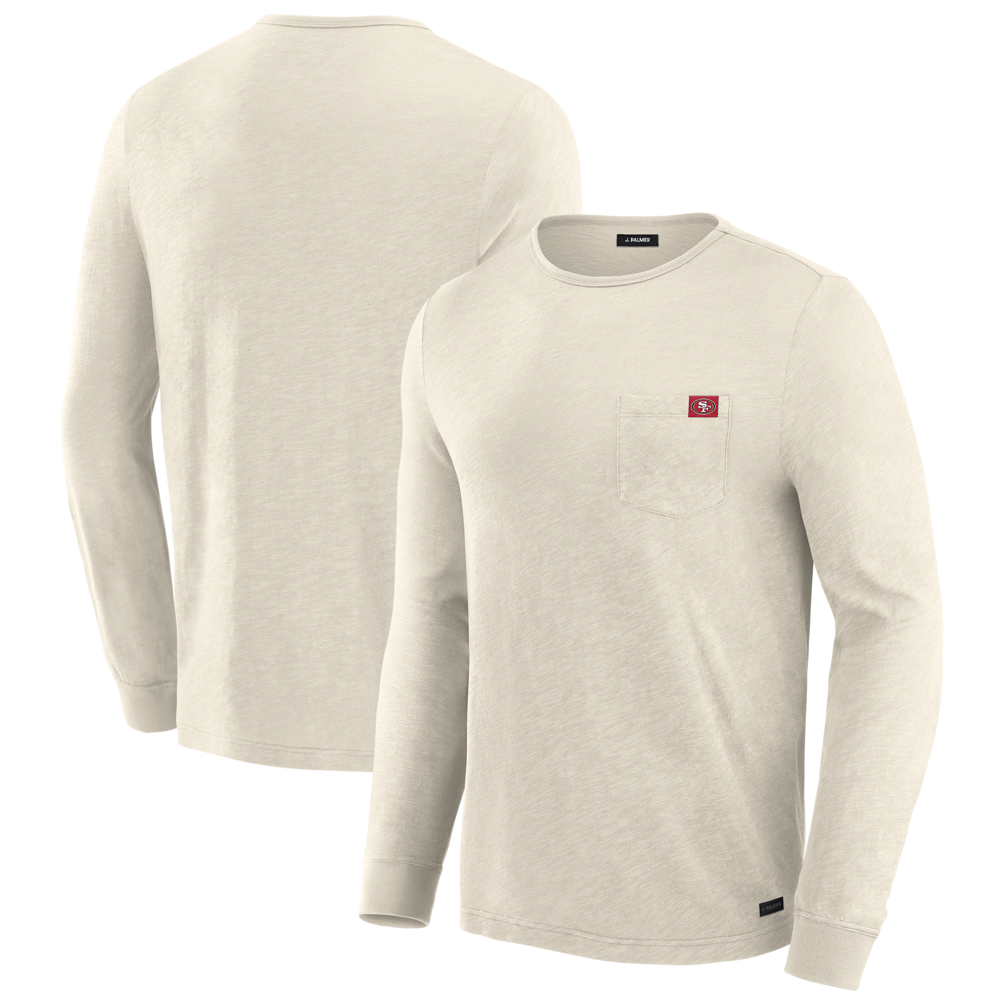 Men's J. Palmer White San Francisco 49ers In-The-Pocket Long Sleeve T-Shirt