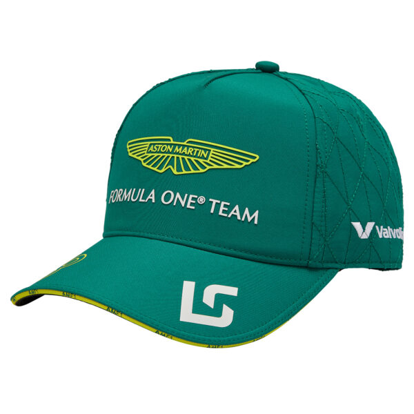 Men's Lance Stroll Green Aston Martin 2024 Replica Team Adjustable Hat