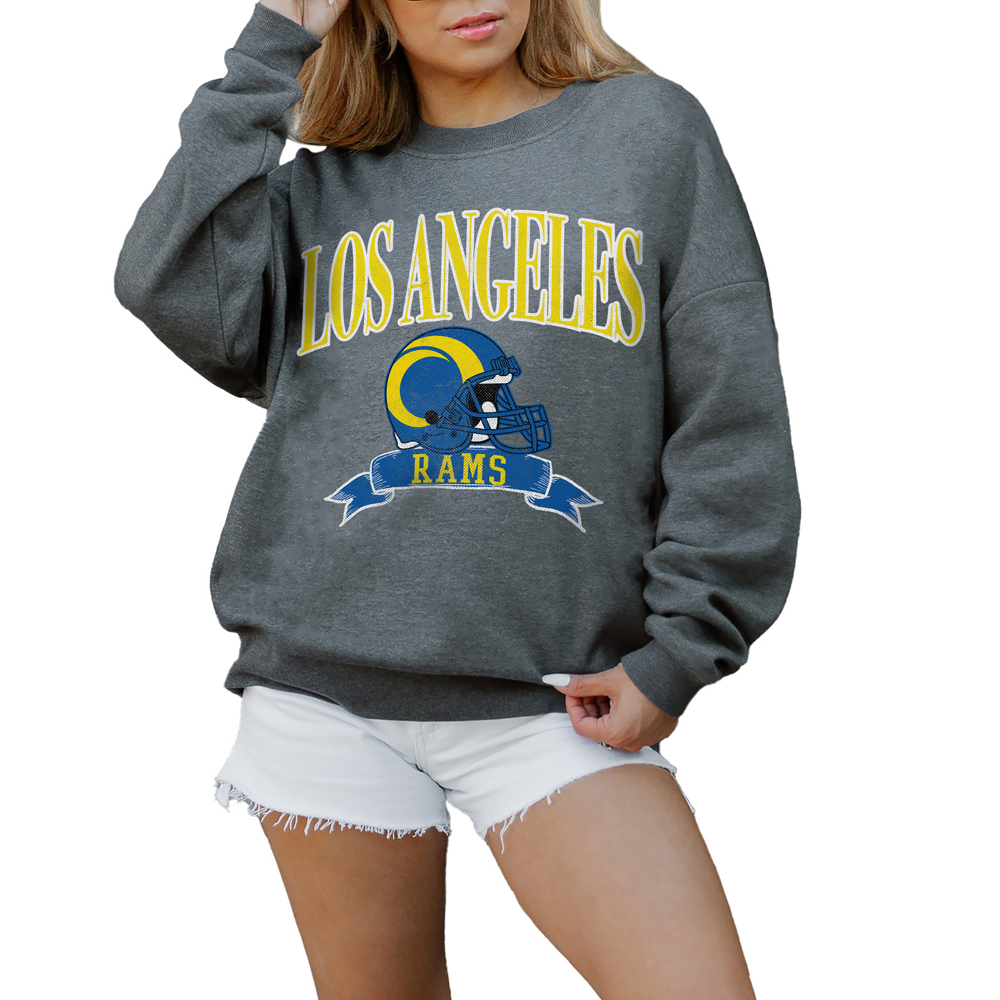 Men's Antigua Heather Black Jacksonville Jaguars Tidy Quarter-Zip Pullover Hoodie - Image 2