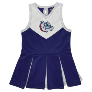 Girls Toddler Garb Navy Gonzaga Bulldogs Cheerleader Dress