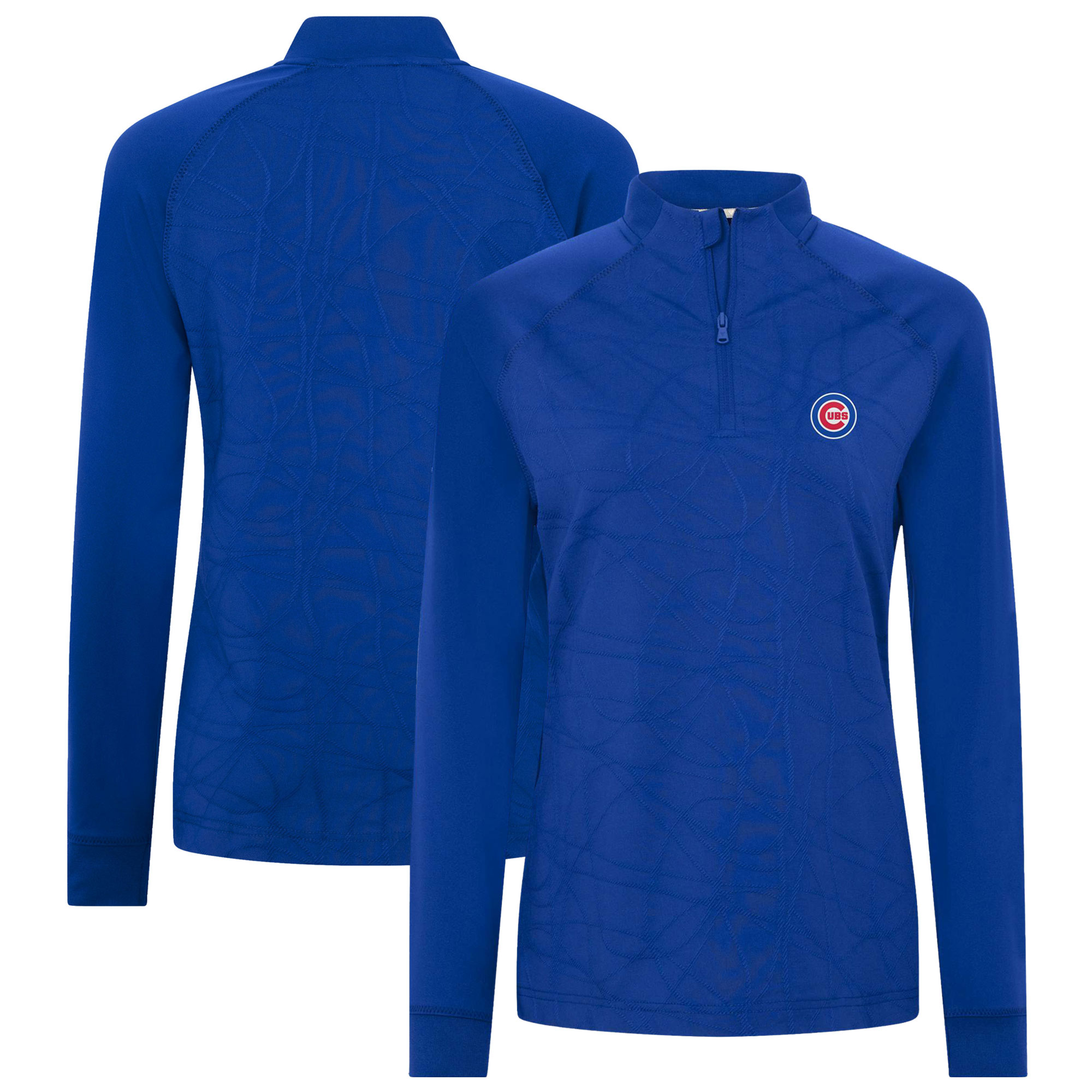 Women's Levelwear Royal Chicago Cubs Amethyst Insignia 2.0 Quarter-Zip Jacket