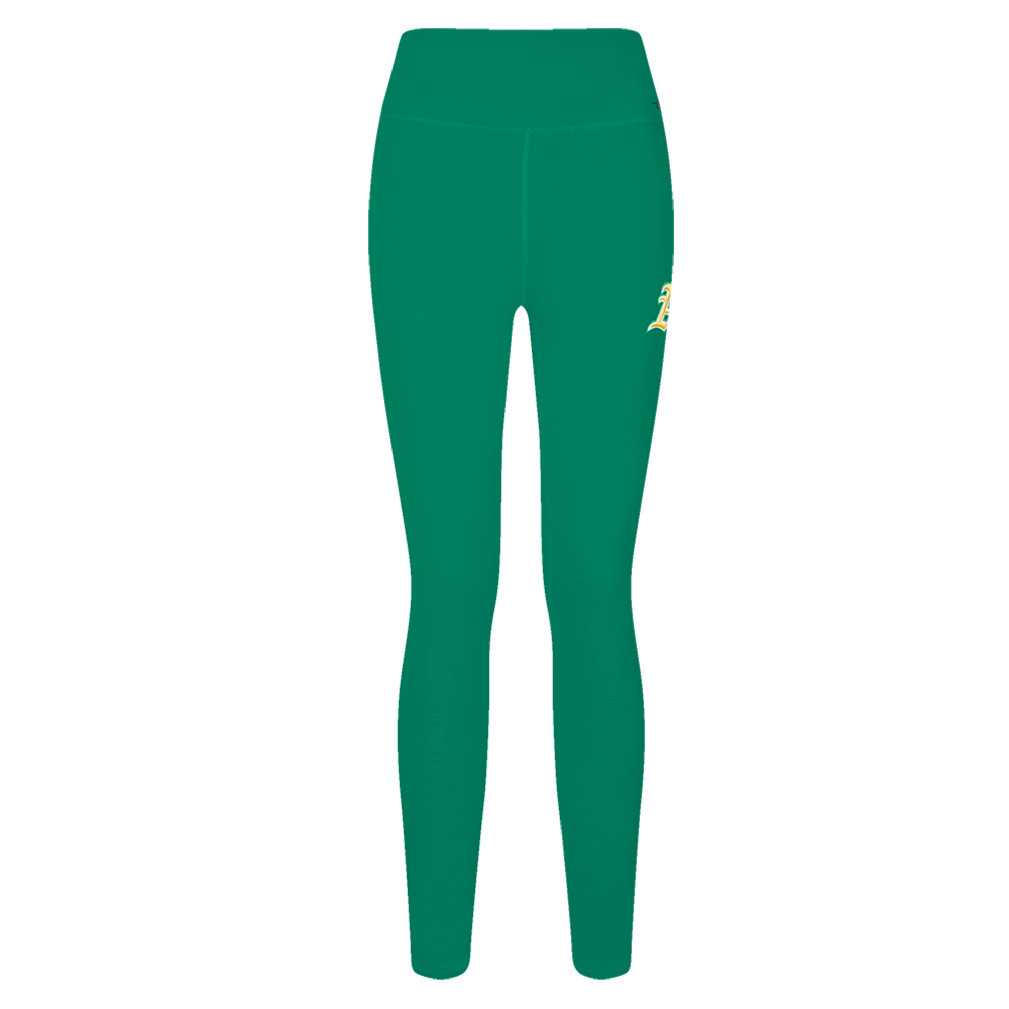Women's Pro Standard Kelly Green Oakland Athletics Retro Classic Tri-Blend Leggings - Image 6