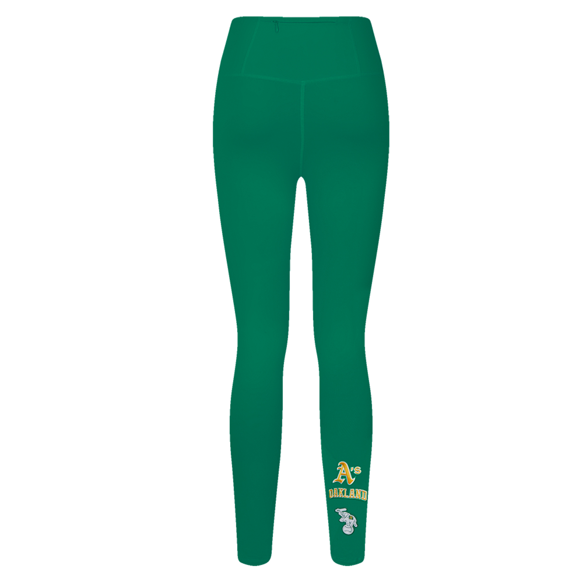 Women's Pro Standard Kelly Green Oakland Athletics Retro Classic Tri-Blend Leggings - Image 11