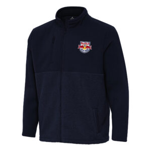 Men's Antigua Navy New York Red Bulls Daily Fused Full-Zip Jacket