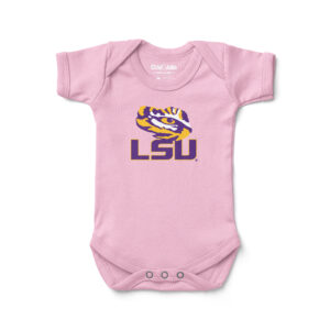 Newborn & Infant Chad & Jake Light Pink LSU Tigers Bodysuit