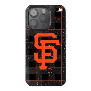 Keyscaper San Francisco Giants Plaid Bling iPhone Case