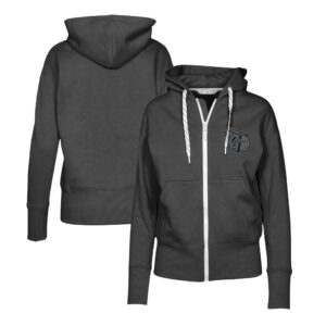 Women's Levelwear Black Cleveland Guardians Gardinia Nightfall Full-Zip Hoodie