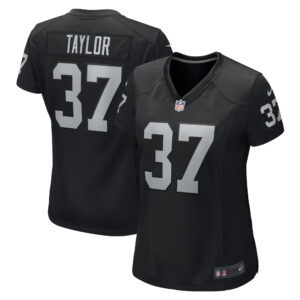 Women's Nike Trey Taylor  Black Las Vegas Raiders  Game Jersey