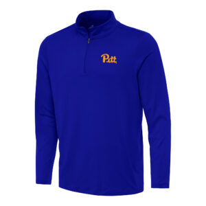 Men's Antigua Royal Pitt Panthers Reprocess Quarter-Zip Top