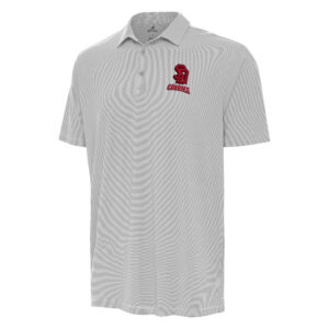Men's Antigua Gray South Dakota Coyotes Twine Polo